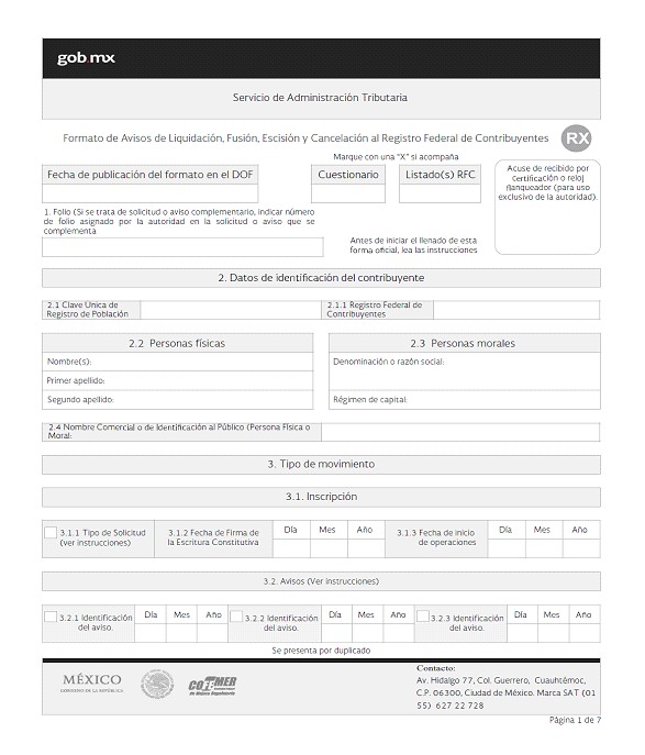 TERCERA Resolución De Modificaciones A La Resolución Miscelánea Fiscal ...