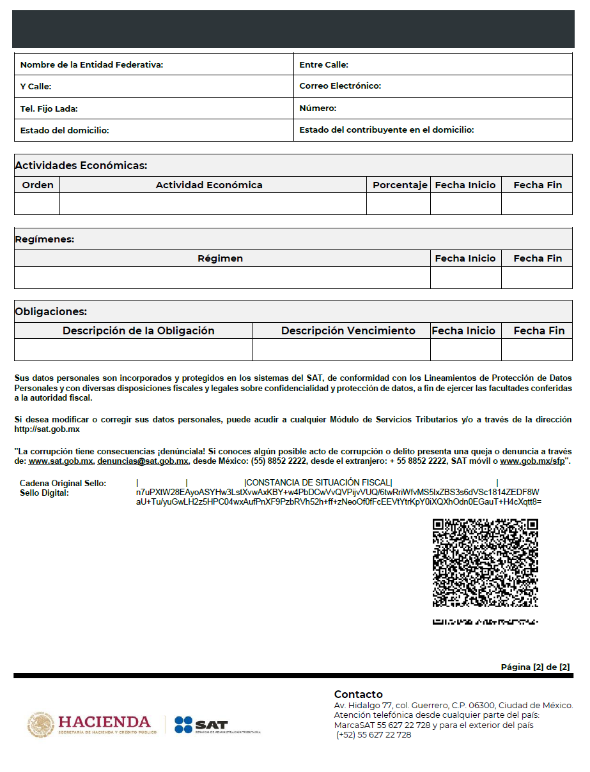 ANEXOS 1, 3, 5 Y 7 De La Resolución Miscelánea Fiscal Para 2022 ...