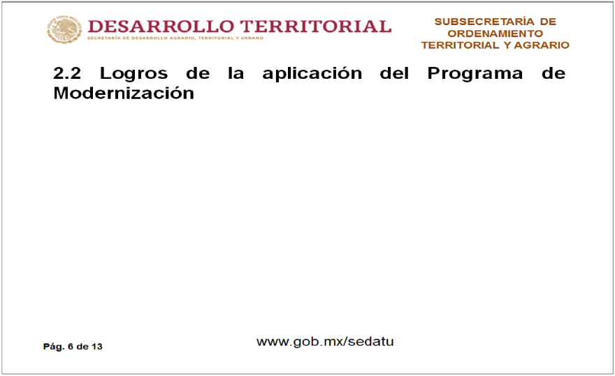 LINEAMIENTOS del Programa de Modernización de los Registros Públicos de la  Propiedad y Catastros 2023