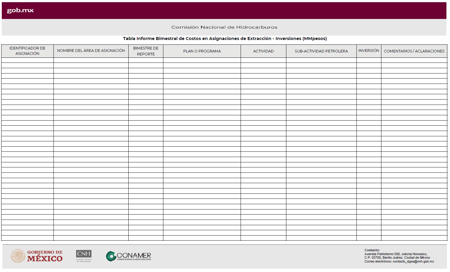 Interfaz de usuario gráfica, Texto, Tabla
Descripción generada automáticamente